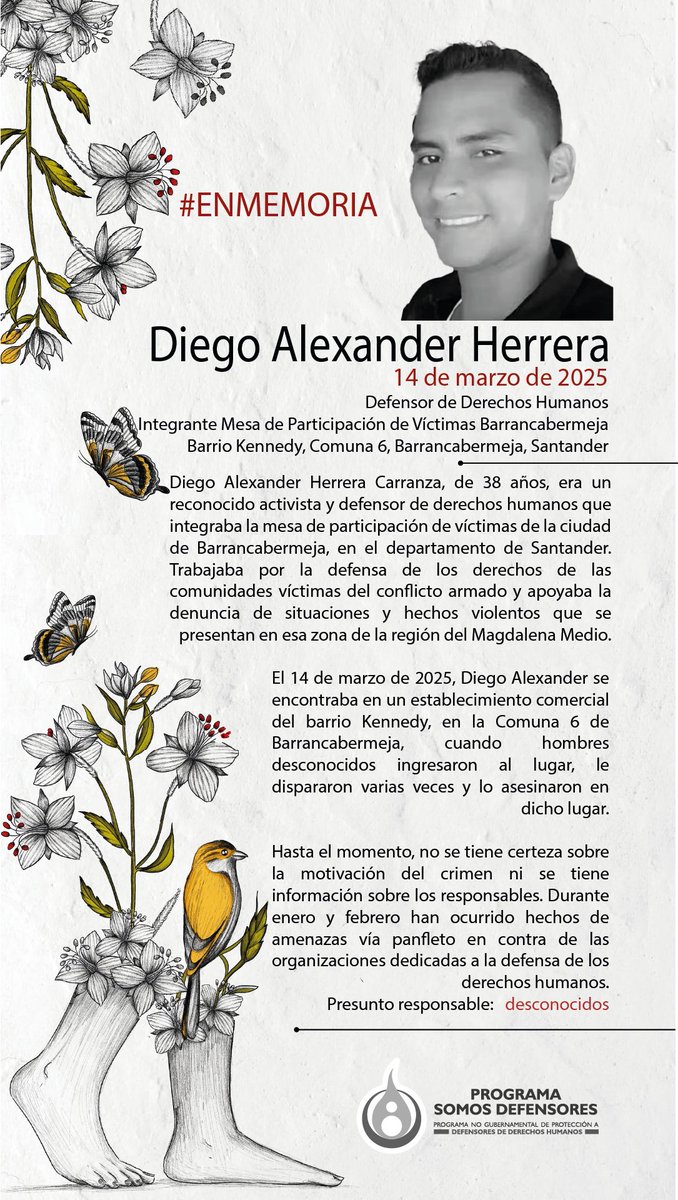 Programa Somos Defensores tweet media