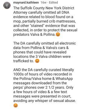 <a href="/DOJCrimDiv/">Criminal Division</a> Remember when DOJ finally busted the NY CSA ring NYPD cop Michael Valva trafficked his 3 kids to before he got locked up for murder??

Oh no you don't. The DA (reluctantly) tried Valva for murder (convicted) but the CSA ring is STILL blue-shield protected by local AND federal LE.