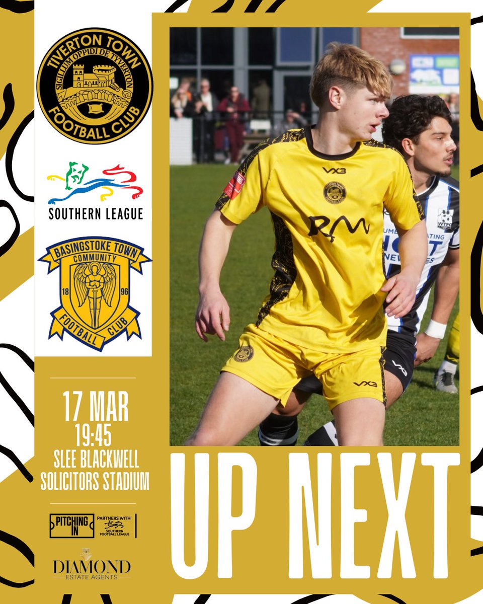 tivertontownfc's tweet photo. UP NEXT

Tomorrow night sees the start of 5 games on the spin at Ladysmead!

Asa Hall’s young squad look to finish strong after a super clean sheet on Saturday.

Get down and back the Yellows as we take on Basingstoke Town at 19:45 tomorrow night.

#OneTownOneTeamOneTivvy💛 https://t.co/7FH0vo7dwv