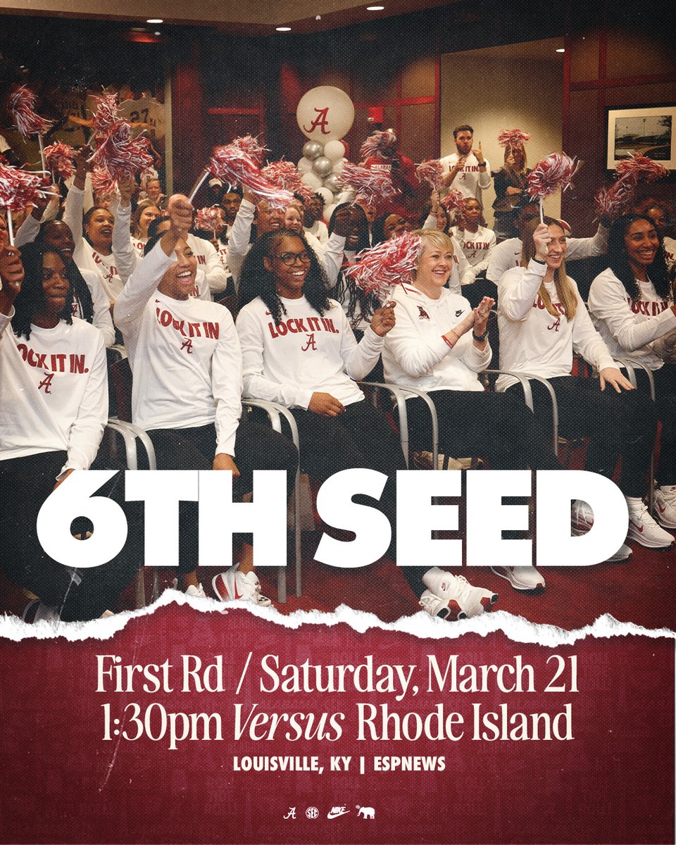 Alabama Women’s Basketball tweet media