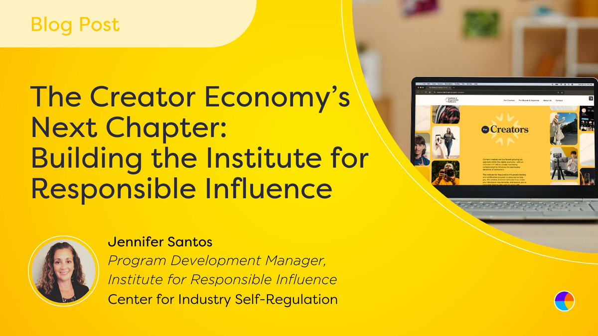 Center for Industry Self-Regulation tweet media