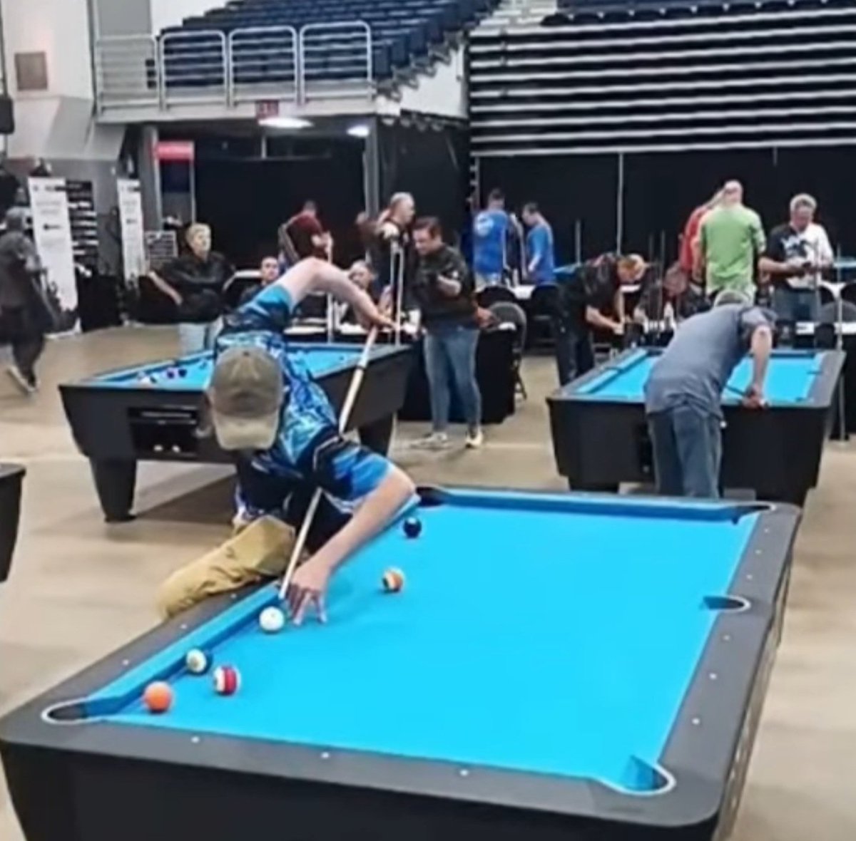 Flexible ones - Requires lots of flexibilty there 💯💯💯
#flexible #sports #pool 
#goplaypool 
#goplaypoolapp