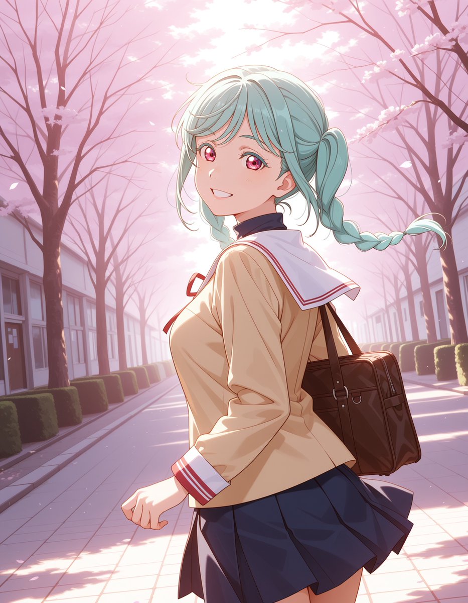 Liella!他校の制服シリーズ④🪼
オタク的にはメジャー中のメジャーな作品の制服ですが、分かる人はどれくらいいるのかな？

学校名まで検索なしのノータイムで出てきたらオタク中のオタクですね！😆

#ラブライブスーパースター #鬼塚冬毬