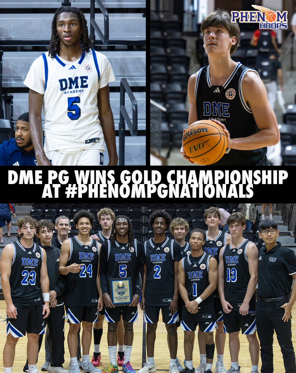PhenomMixtapes's tweet photo. DME PG (FL) wins the GOLD Championship at #PhenomPGNationals #PhenomHoops https://t.co/9S5kU3ldce