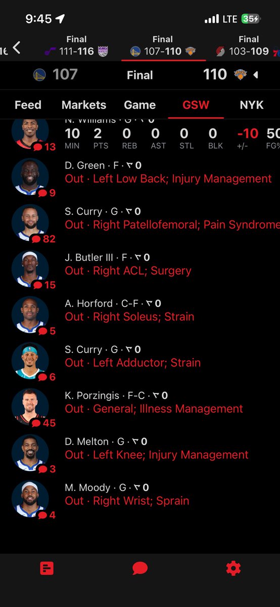 JayP1ckzz's tweet photo. @ComeHereAmir @ByJayKing I think you forgot to include the fact both teams are missing 75% of their starters https://t.co/T5ST03y3zD