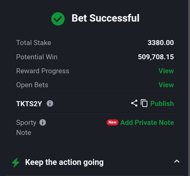 NextXI_'s tweet photo. Consistency is the key π
Another code, another chance
Let's go again. β½
( R3SBBN
TKTS2Y )
β
π
#SportyBetCod
#SportyBet
#Sporty
#BettingTips
#NextXI https://t.co/6jyfC8tTsj