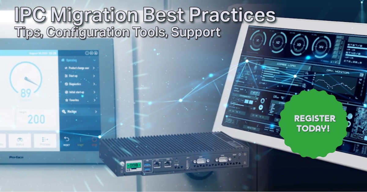ProfaceAmerica's tweet photo. Get an inside look at how to seamlessly migrate your Pro-face IPC with insights straight from the experts.
👉 Join us on March 24, 2026 at 11:00 AM ET for a practical, info-packed session designed to help you take your system to the next level. https://t.co/dDeofZyk6N https://t.co/hgW5c3jgUI