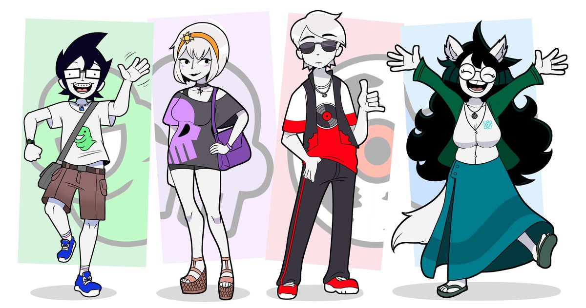 The Beta Humans
Jhon Eggbert, Rose Lalonde, Dave Strider, Jade Harley