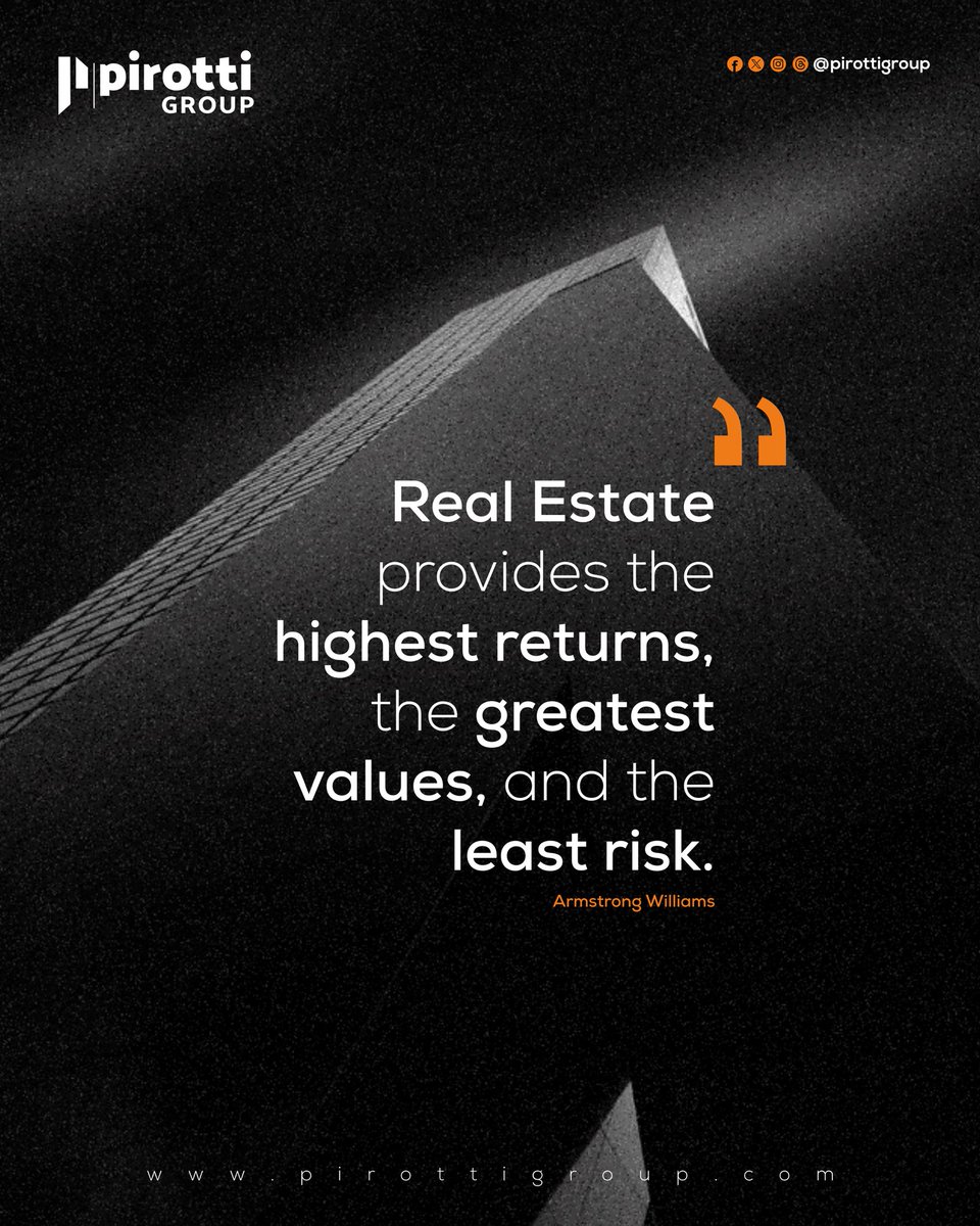 PirottiGroup's tweet photo. For many investors, real estate remains one of the most dependable assets. It offers the potential for long-term appreciation, rental income, and financial stability.
Property investment is not just about today; it is about securing tomorrow.
📞 08095000700

#PirottiGroup https://t.co/DYp2t0wbAd