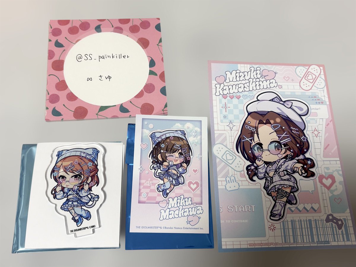 SS_painkiller's tweet photo. 【交換】アイドルマスター シンデレラガールズ でこらいく タワレコ アクリルスタンド チェキ フォト風カード ポストカード

譲)画像の加蓮、みく、瑞樹
求) 美嘉

郵送交換希望です。
お気軽にお声がけください🎀 https://t.co/GR8WZPgmnV