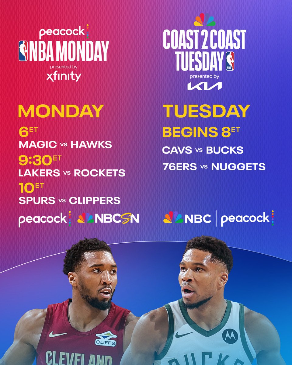 NBA on NBC and Peacock tweet media