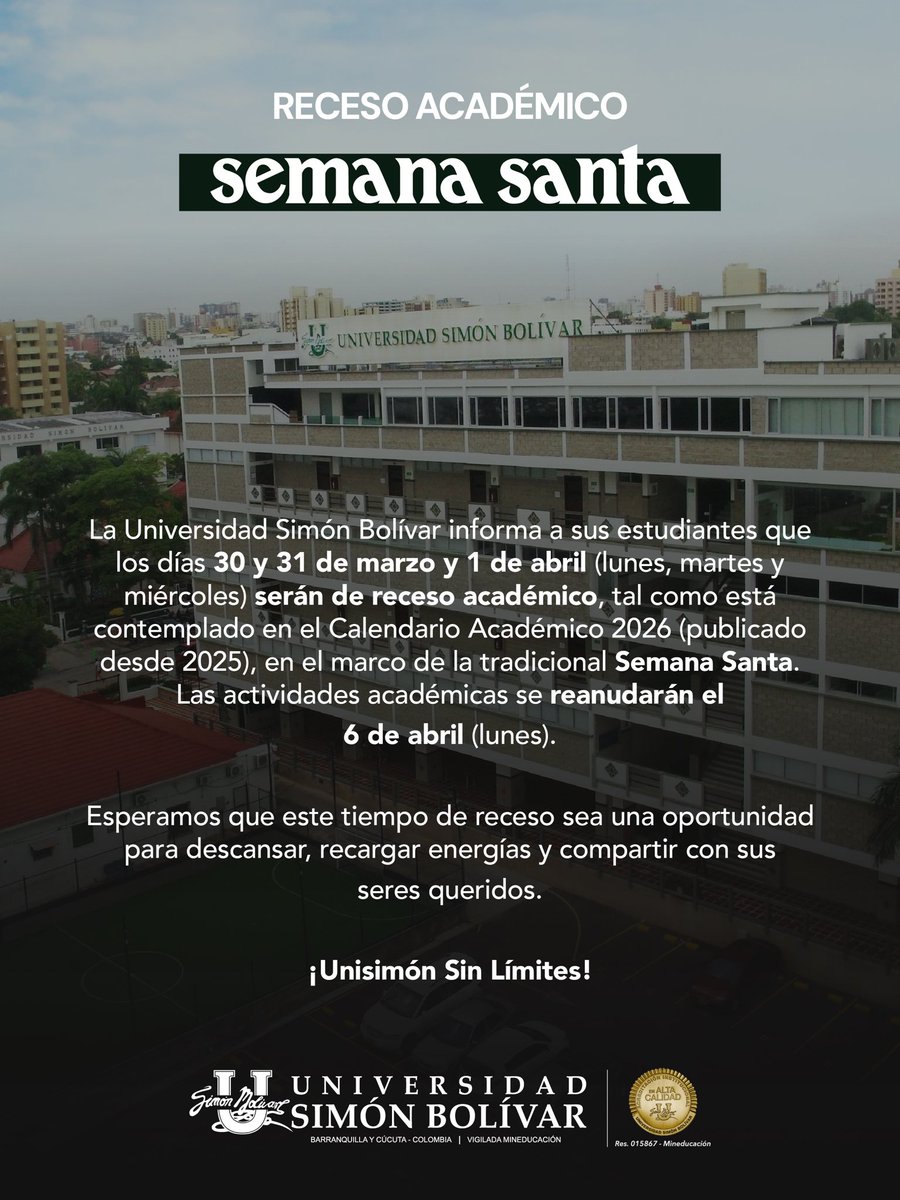 Unisimón tweet media