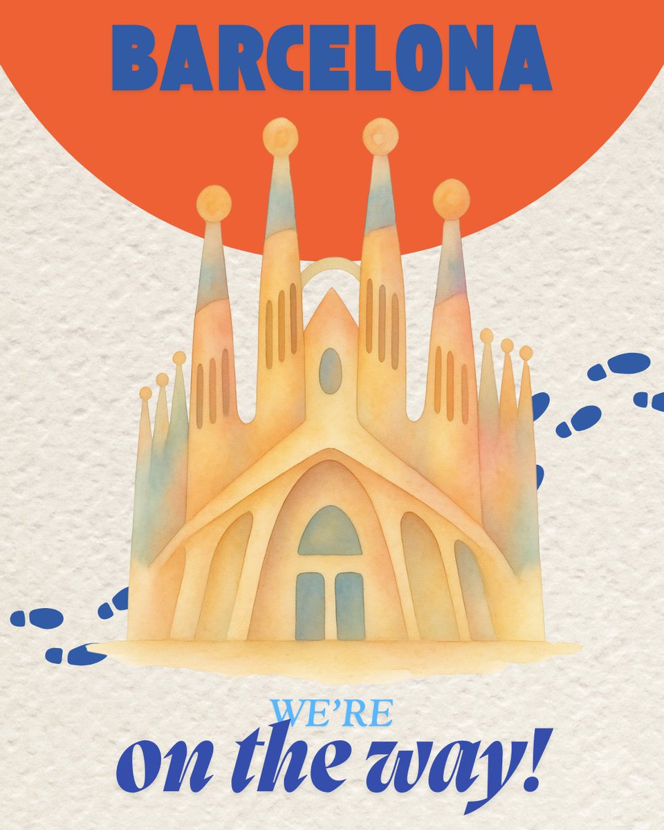 WordsOfEurope's tweet photo. 🇪🇸 Barcelona, we’re coming! 🇪🇺

The #WaysOfEurope journey continues and our team is currently on the road to Barcelona, where the next transnational meeting will take place over the coming days together with our partner @FundacióPereClosa. https://t.co/rPRtDlF0Mg