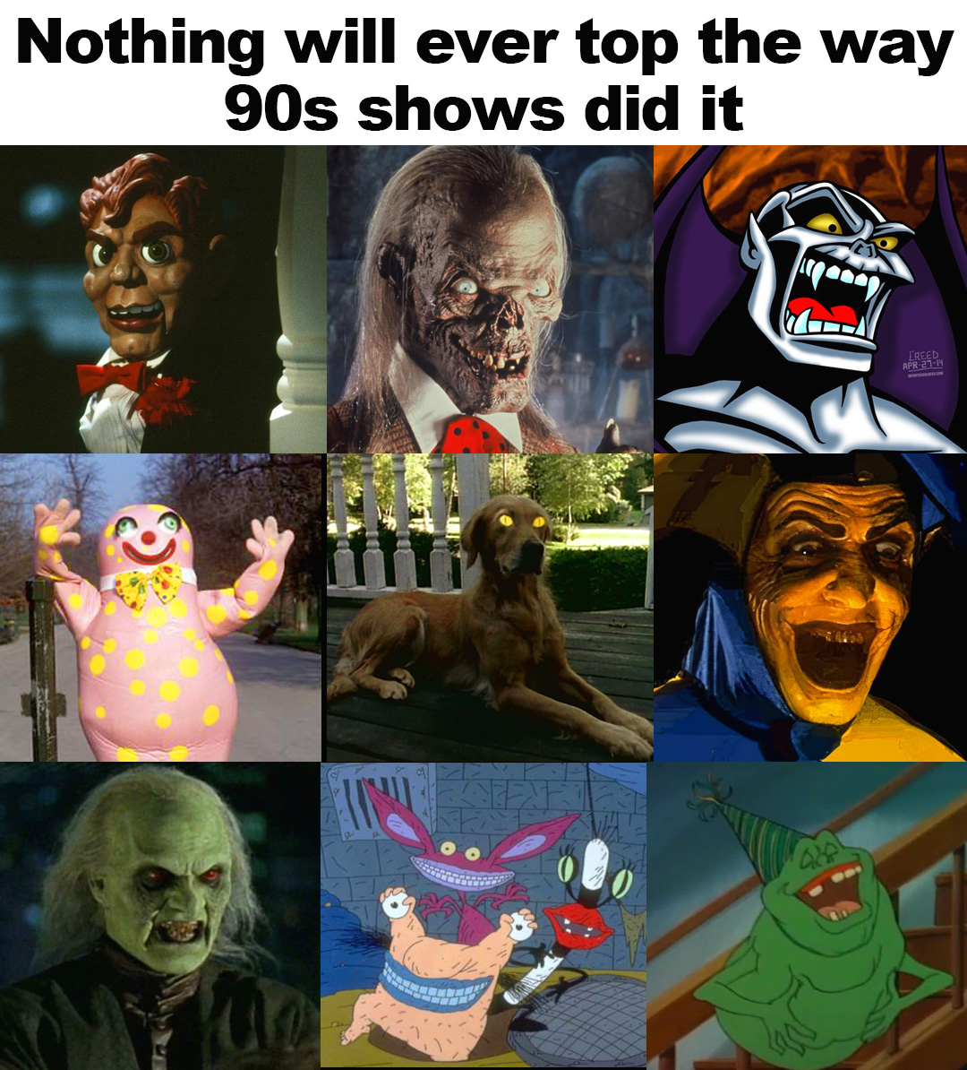 DKOldies's tweet image. What’s your favorite 90s TV character?
•
•
#90s #tvshows #nostalgia #horror