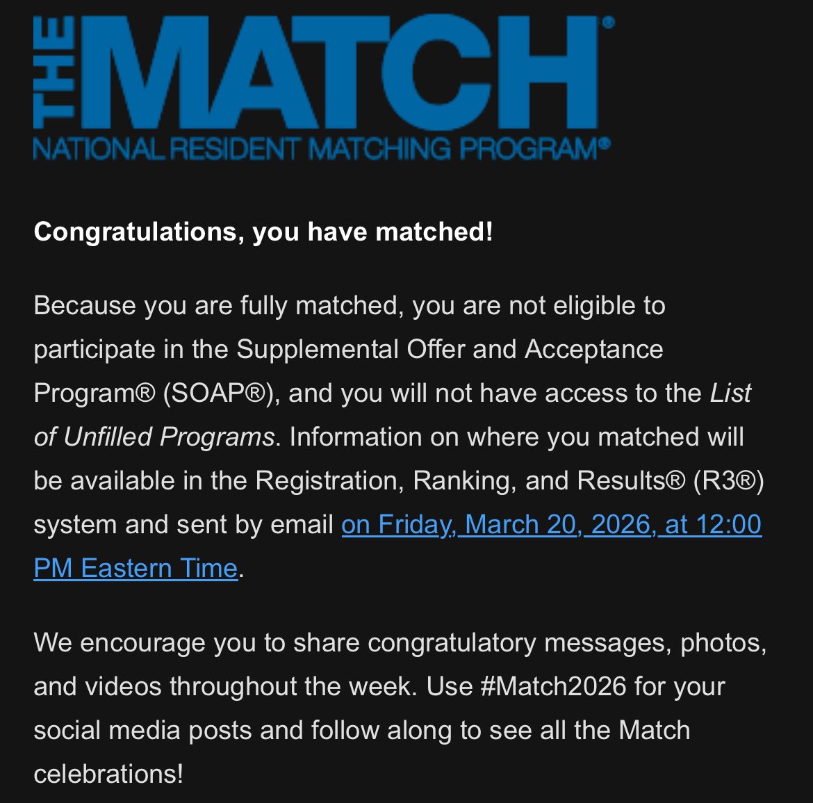 Incredibly ecstatic to share that I matched into Otolaryngology-Head &amp; Neck Surgery. I’m going to be an ENT surgeon!! #Match2026