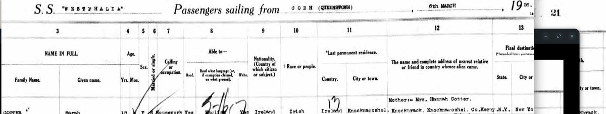 GaeilgeToday's tweet photo. There she is. Landing 100 years ago tomorrow. https://t.co/Qj1K0BpwIt