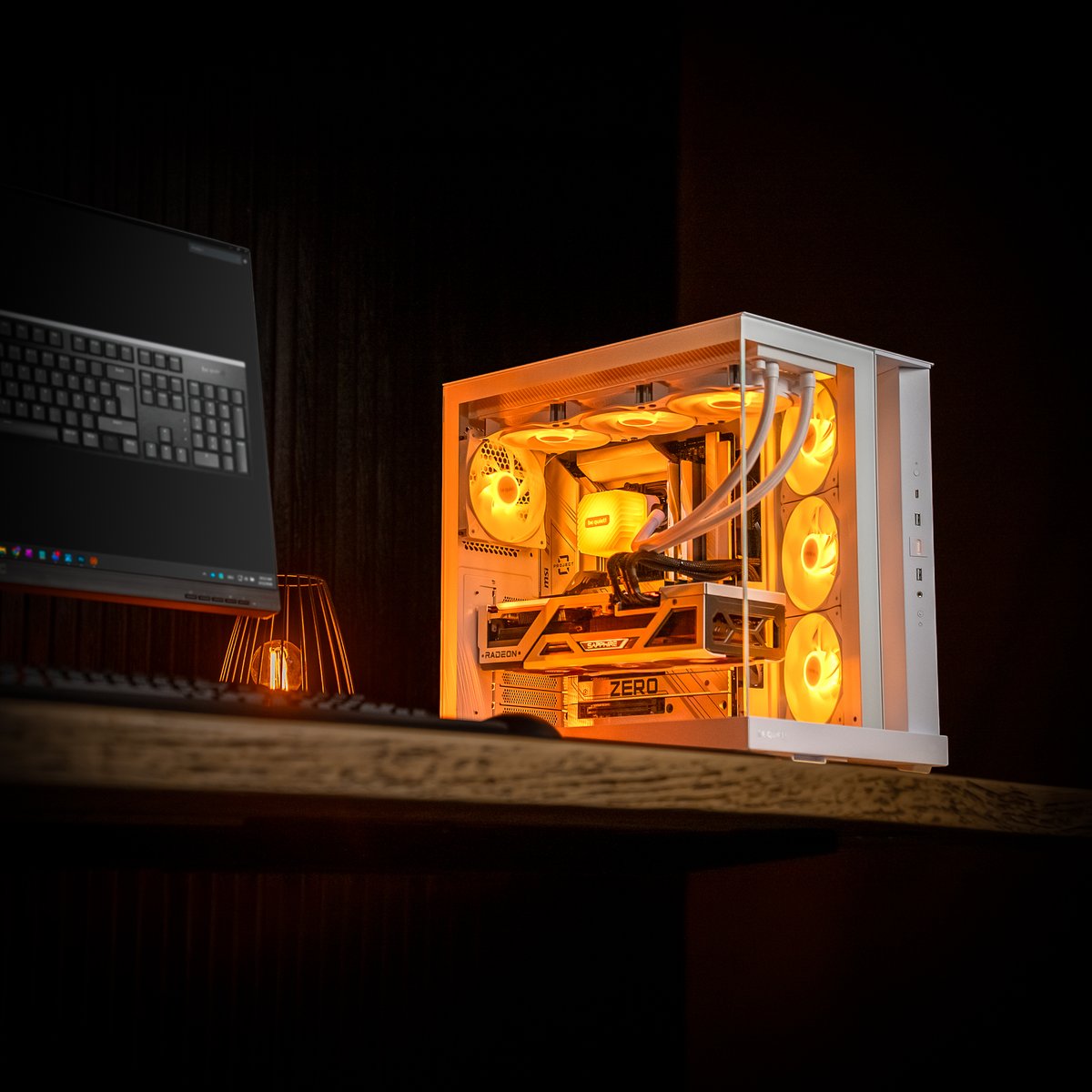 bequietofficial's tweet image. Clean. Bright. Effortless.

Light Base 500 LX in white paired with Light Loop and Light Wings LX creates a setup where ARGB accents meet a fully white build.

Minimal look. Smooth glow. Pure atmosphere. 

#bequiet #LightBase500LX #PCBuild #WhiteBuild #ARGB #GamingSetup