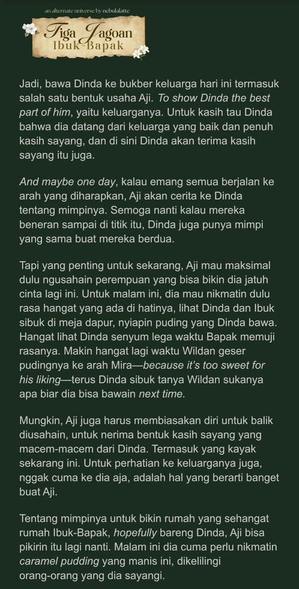 nebulalatte's tweet photo. — Usaha versi Aji https://t.co/rl4zfKF45y