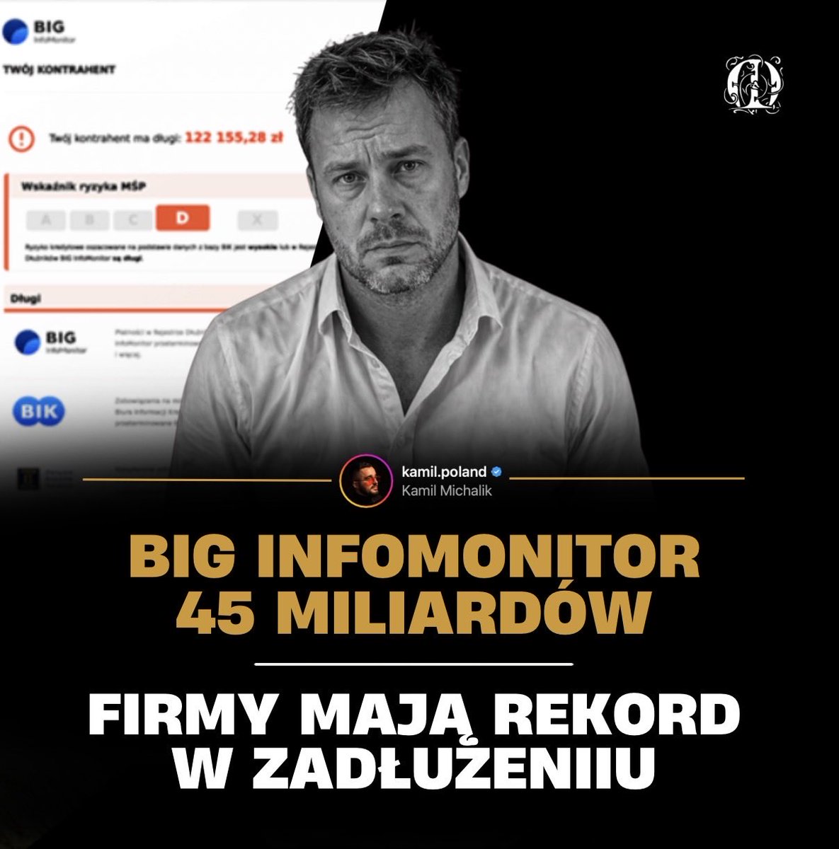 Kamil__Poland's tweet photo. Mazowsze liderem zadłużenia.
Nikogo to nie powinno dziwić.

Tam gdzie jest najwięcej pieniędzy…
jest też najwięcej kredytu.

Warszawa żyje na dźwigni: mieszkania na kredyt, leasingi, karty, raty.

Gdy gospodarka rośnie wygląda to jak sukces, ale gdy przychodzi spowolnienie zaczyna się prawdziwy test.

Bogactwo w statystykach bardzo często jest po prostu… drogim długiem.

#DŁUG #BIG