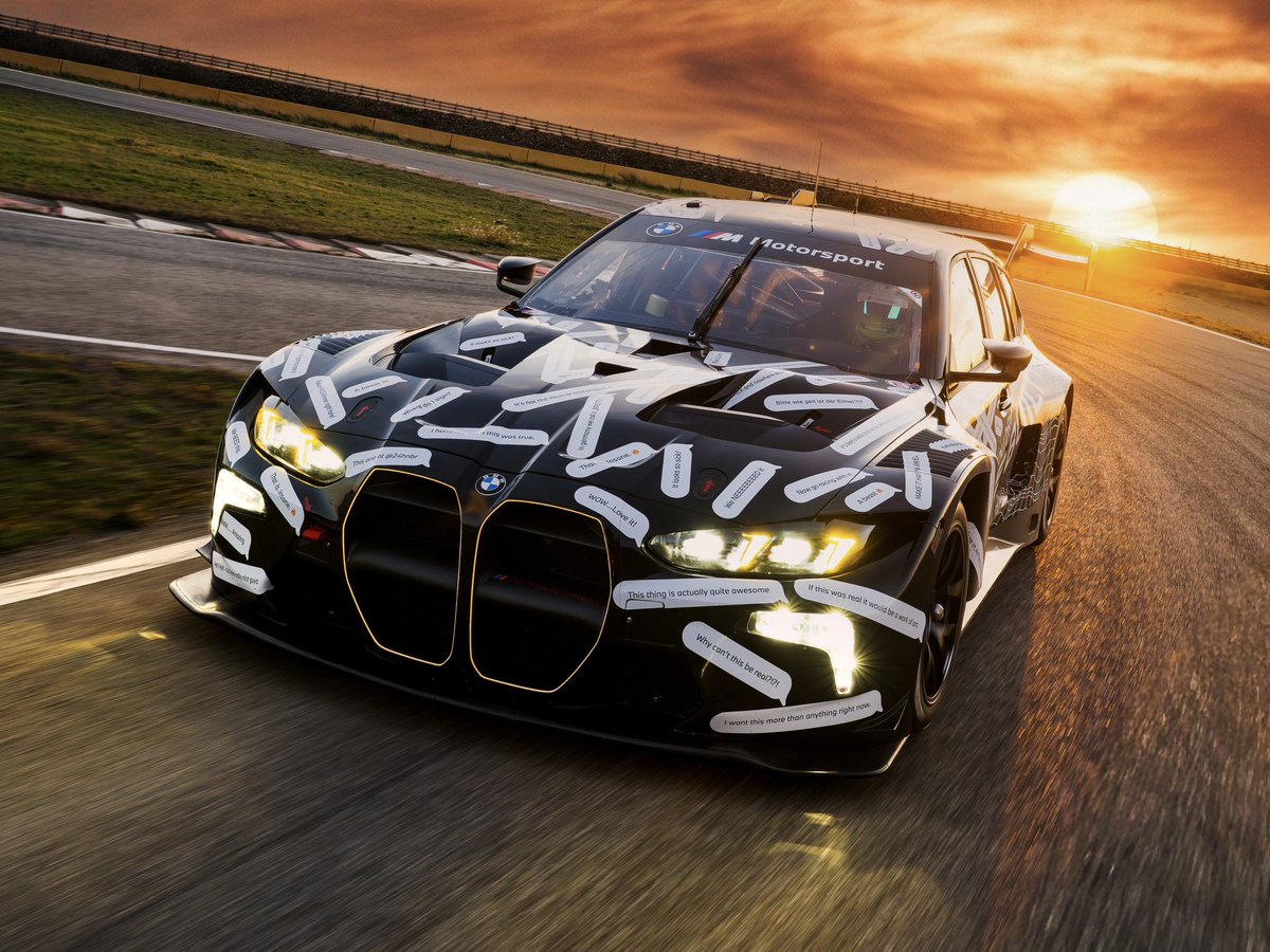 lerdvauto's tweet photo. 🤯🇩🇪 CECI N’EST PAS UNE BLAGUE : BMW alignera une M3 Touring « 24H » à l’occasion des 24 Heures du Nürburgring 2026 !

👉🏻 Basée sur la M4 GT3 EVO, cette machine de guerre roulera en catégorie SPX (classe spéciale pour les voitures hors règlement standard) avec le team Schubert Motorsport.

Rappelons que tout ça, c’est parti d’une blague du 1er avril l’année dernière, hein… 😂