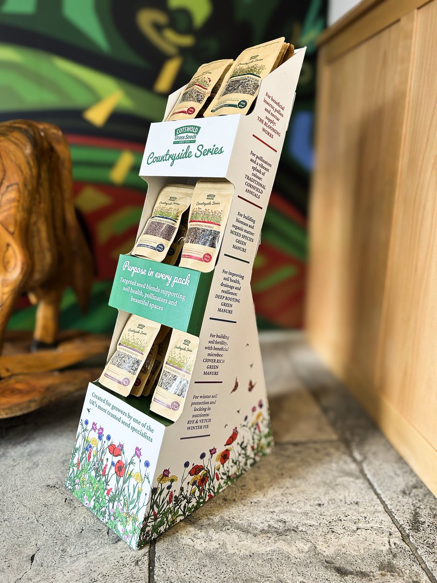 CotswoldSeeds's tweet photo. Ready for Spring 🌸!
Designed for smallholders, gardeners, & anyone working with smaller spaces, the Countryside Series brings together beautiful #wildflower mixes 🌼, #pollinatorfriendly blends 🐝, & soil-enriching #greenmanures 🌱.
https://t.co/gfTL4mbhtp
#soilhealth https://t.co/T6CGX2YqaQ