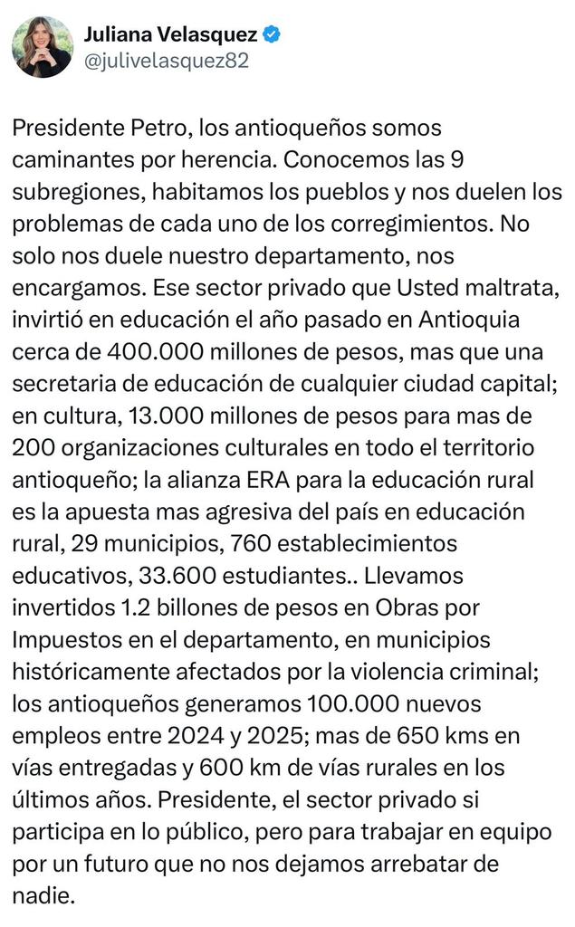 mluciaramirez's tweet photo. No se sabe que es peor del presidente de los colombianos.: Su ignorancia supina sobre Colombia , sus regiones y la grandeza cultural de sus territorios, o su odio obsesivo por todas aquellas regiones que cada vez son mas y que no se le someteran jamas. https://t.co/eBMZWd5nV7