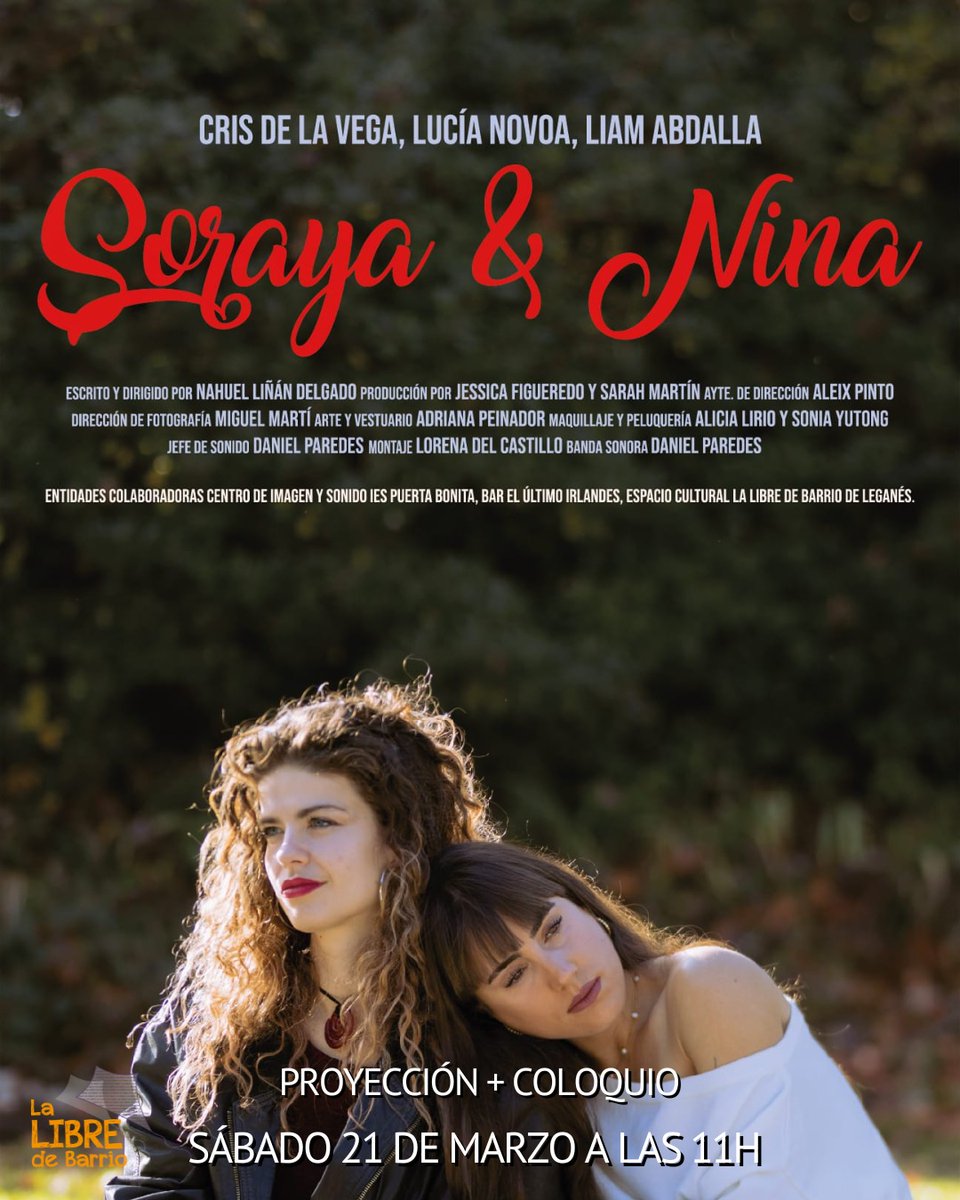 tinnech's tweet photo. 📚V20, 19 h
Presentación de 'Las empleadas del hogar. Historia de una lucha por la dignidad y el reconocimiento de un sector'.

🎞S21, 11 h
Proyeccion del cortometraje 'Soraya y Nina' + coloquio

🎶D22, 12 h
Concierto de Jazz con 'Jazz de tres'

👉🏽 https://t.co/V6MFYUJYAK https://t.co/pyjx8mLNJD