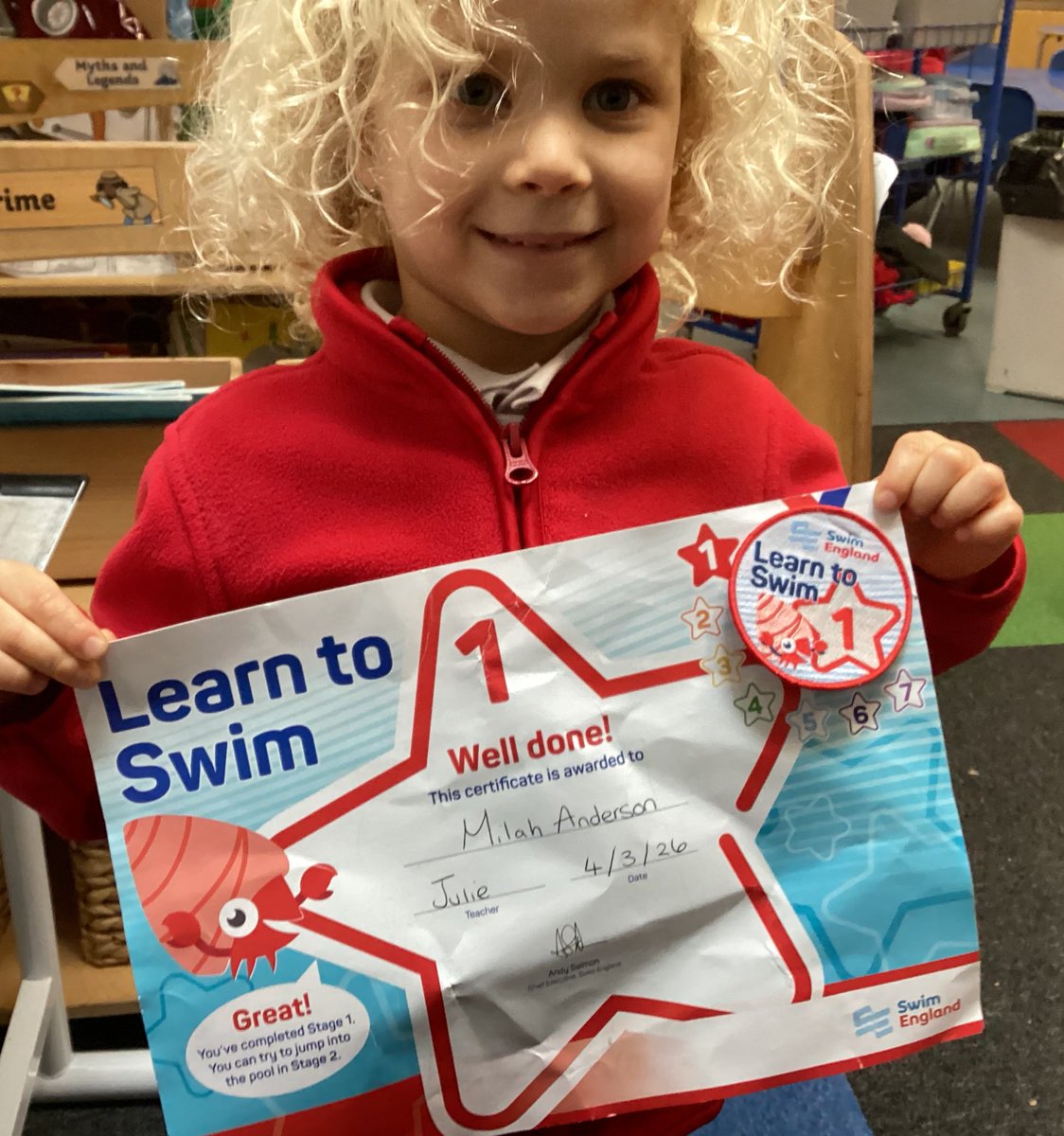 Another home learning achievement from one of our Shining Stars!🌟😊