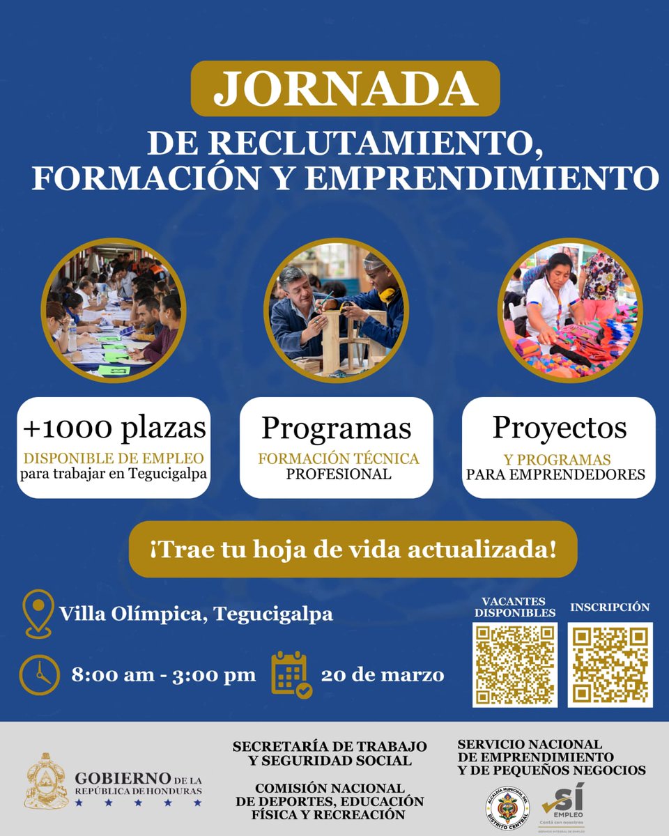 Secretaría de Trabajo y Seguridad Social HN tweet media