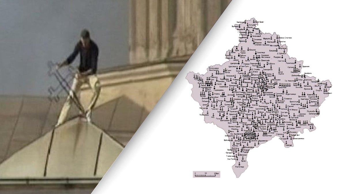 ☦️What happened to Christian heritage in Kosovo since Kosovo War 1999?

🔥156 Serbian Orthodox churches and monasteries have been destroyed 
🪦255 Serbian cemeteries have been desecrated or damaged
🖼️Over 10,000 icons and religious artifacts have been stolen or destroyed

🌐 Four 