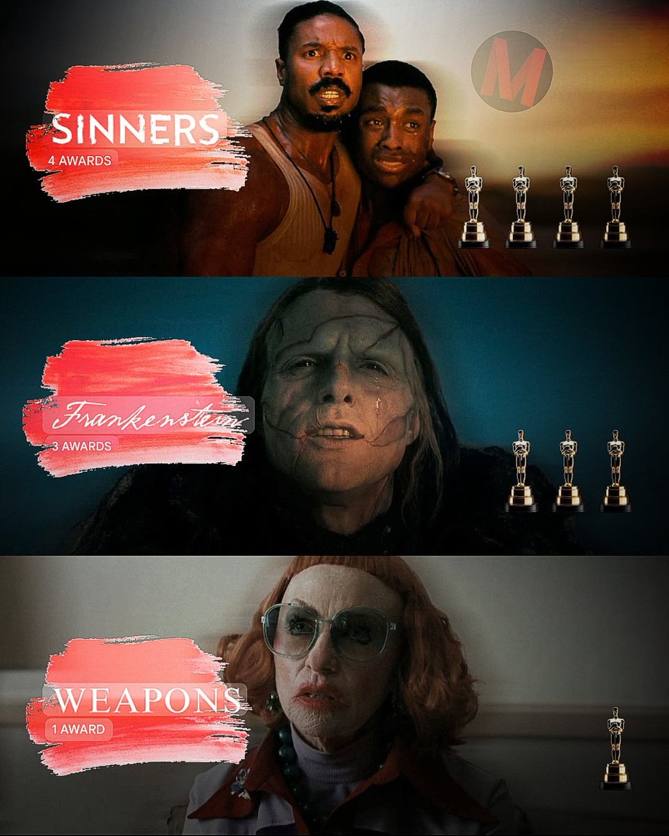 SceneinCinema's tweet photo. Horror movies made history by winning 8 Oscars in a single night. https://t.co/HByMw00LMj