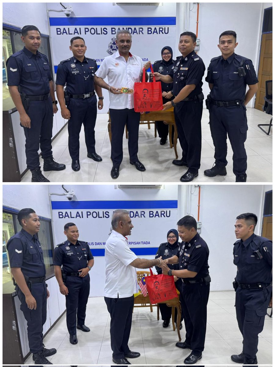 ramkarpal's tweet photo. Visited Air Itam, Kampung Baru & Bandar Baru Police Stations and the Paya Terubong Fire & Rescue Station to distribute dates to our frontliners in conjunction with Ramadan.
A small token of appreciation for their dedication in keeping our community safe.
#Ramadan2026 #frontliner https://t.co/qrQVrnoX3k