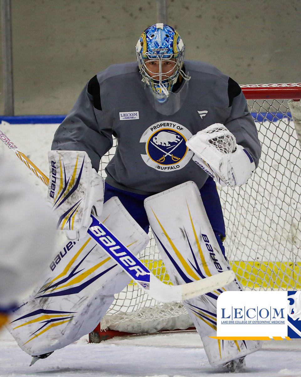 BuffaloSabres's tweet image. Mattias Samuelsson, Tanner Pearson and Colten Ellis are all back at practice today! 🤝

#LetsGoBuffalo | @1LECOM