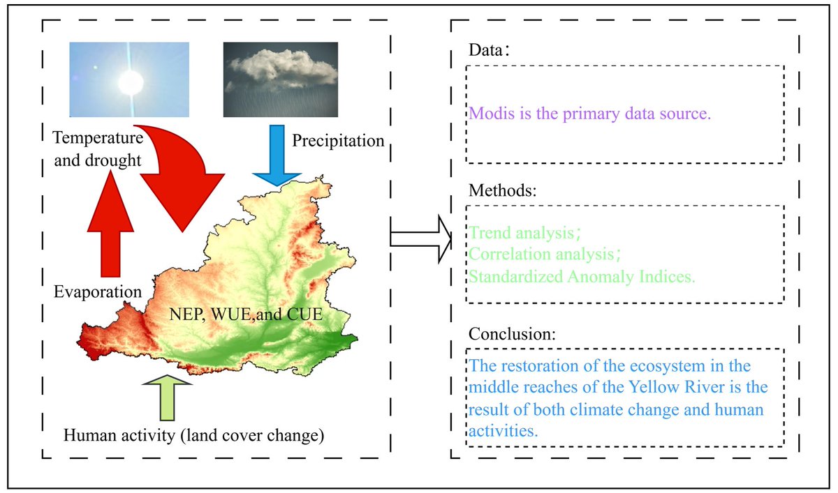 RemoteSens_MDPI's tweet image. 👋👋 Spatial–Temporal Variations in the #Climate, Net #Ecosystem Productivity, and Efficiency of #Water and #Carbon Use in the Middle Reaches of the Yellow #River

✍️ Xiao Hou et al.
🔗 brnw.ch/21x0MqX