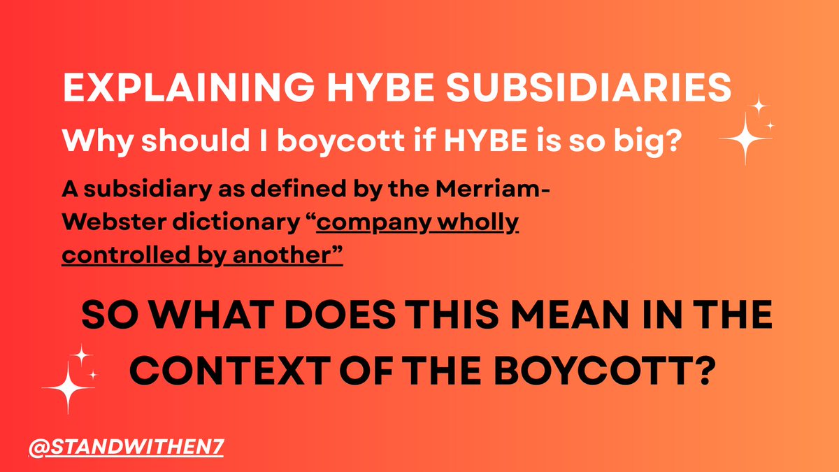 STANDWITHEN7's tweet photo. Explaining HYBE subsidiaries…..

🚨 ENGENES, it’s now or never. We urge you to stand with ENHYPEN as seven members and support a financial boycott of BE:LIFT LAB. 

DO NOT EXPLOIT THE LEGACY OF ENHYPEN
#BEACCOUNTABLE_BELIFT
#ENHYPEN_IS_SEVEN 
#HEESEUNG_STAYS https://t.co/9BpMfujDQg