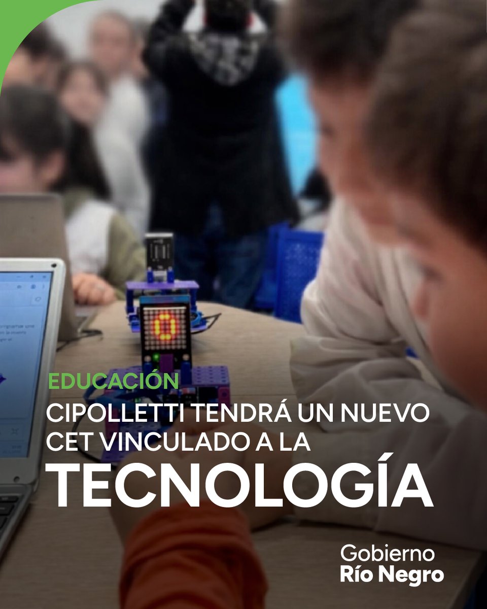 👷🏫💻 Río Negro adjudicó a la empresa BRB S.R.L. la construcción del nuevo Centro de Educación Técnica con formación en programación y robótica para jóvenes de la ciudad. Esta obra estratégica será financiada con recursos provinciales y estará ubicada en el Distrito Vecinal