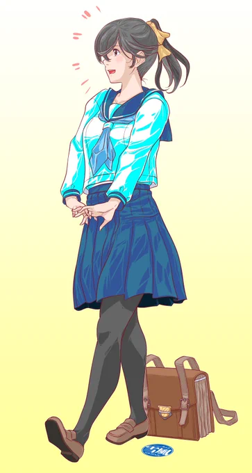 #このタグを見た人は制服美少女を貼って 気が付くと "その人" を視線に入れてしまう彼や彼女にはそう見えるんじゃないかな(。'・ω・)? ……と、いう気持ちは忘れたくないよね。(村下孝蔵さんの『初恋』を歌いながら)