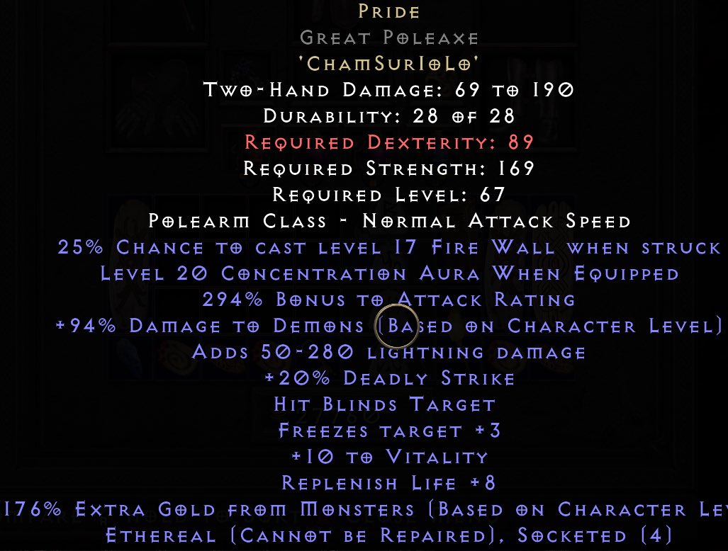 Pride発動！

……えっ？可変値すごい……
#D2R