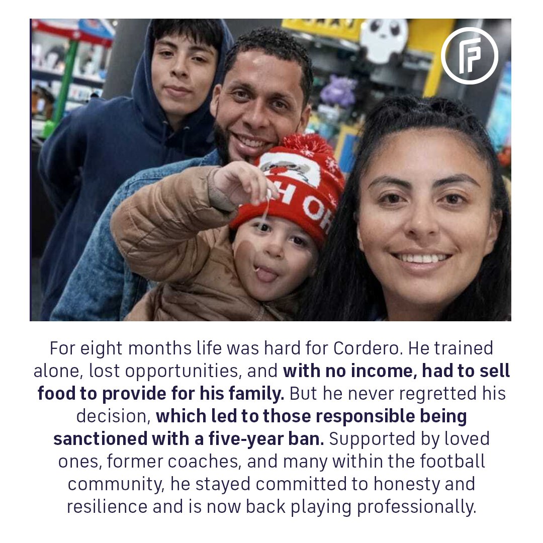 FIFPRO's tweet photo. When Bryan Cordero refused to fix a match, he became a target.

With support from Costa Rica’s player union @ASOJUPRO and FIFPRO’s Red Button App, justice was eventually served.

This is Bryan's story.