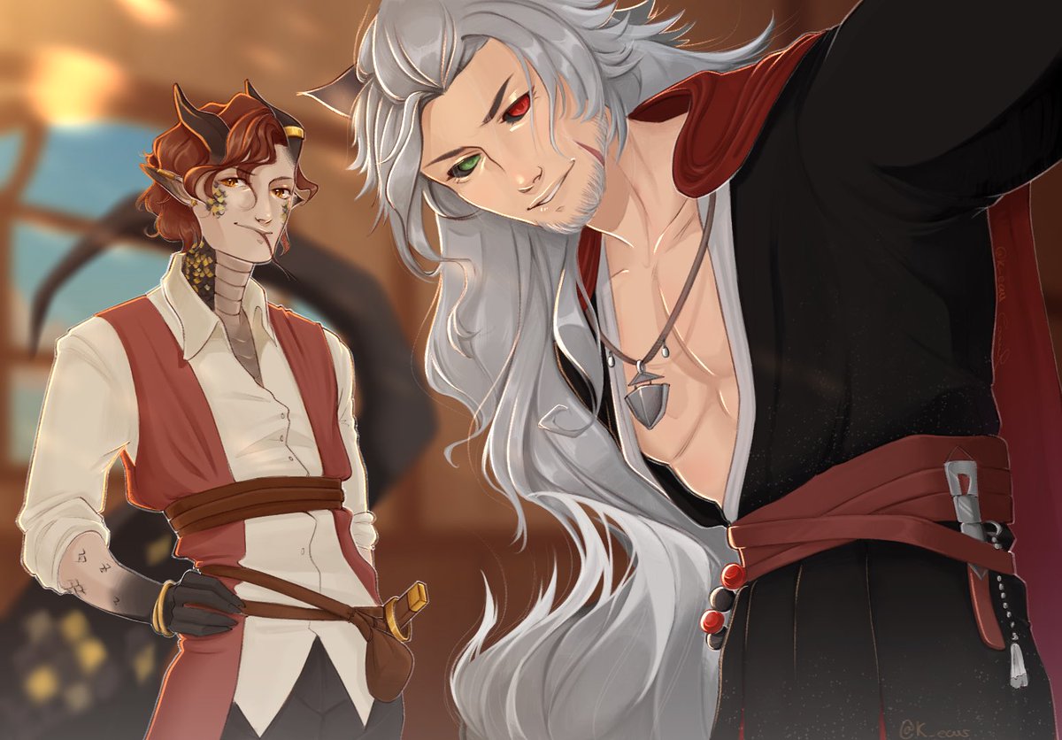 Something is brewing at the tavern ft. <a href="/sunofsnek/">Helia ☀️🐍</a> and <a href="/MizuRelictus/">MizuRelictus</a>  
#HeliArts