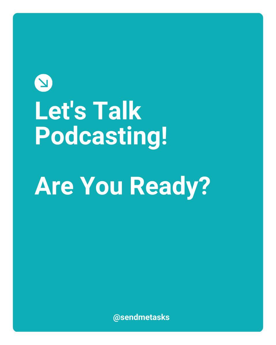 SherriLMoore's tweet photo. Let's talk podcasting! Are you ready?

From planning to production, we can help you share your voice with the world. Whether you need help with editing, show notes, or managing your podcast workflow—we've got you covered.

Ready to hit record? Let's chat! https://t.co/WOqM1b2TJR
