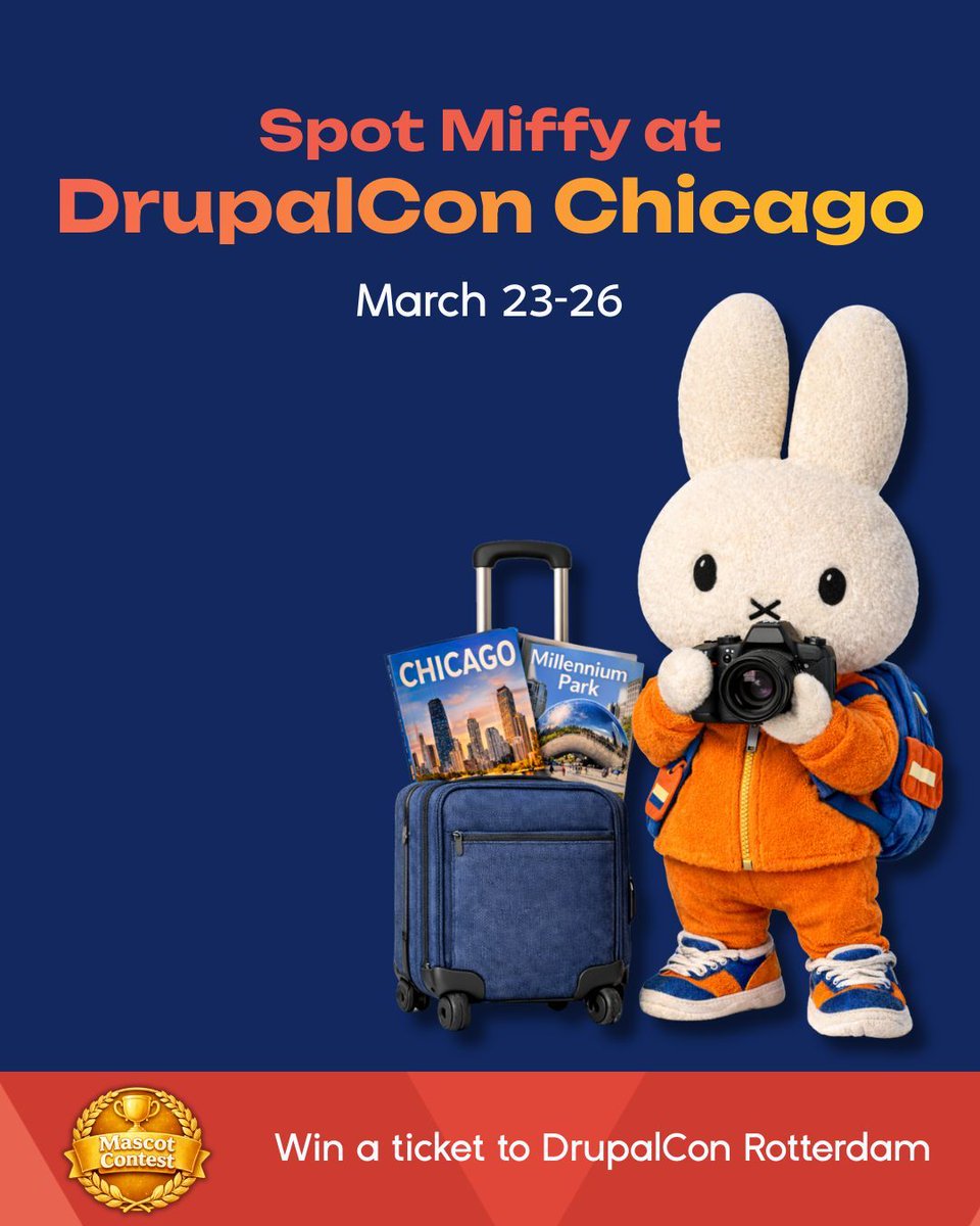 DrupalCon Rotterdam 2026 tweet media