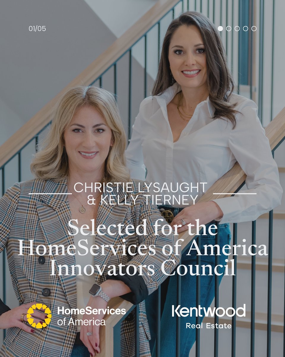 kentwood's tweet image. Congratulations to Christie Lysaught and Kelly Tierney on being selected for the inaugural HomeServices of America Innovators Council! 🎉
#homeservicesofamerica #hsoa #homeservices #kentwoodre #innovatorscouncil #realestate