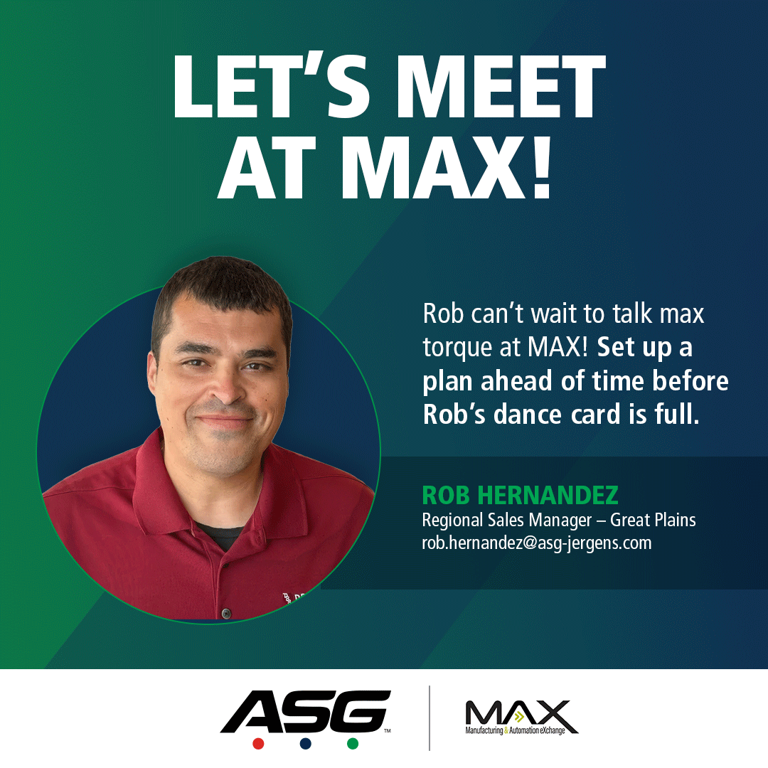 ASGJergens's tweet photo. Nashville is alive with the sound of music. You know what’s music to our ears? Facilities running smoothly, operators confident in every cycle, and fastening processes delivering 100% accuracy. Meet up with Rob (info in the graphic!) before he boot-scoots out of town. https://t.co/I2RQhy3lOL