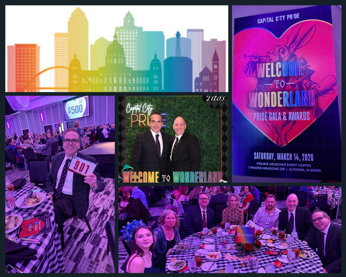 This weekend, I attended the 2026 Pride Gala. This event is the largest fundraiser for not only Pride weekend June 12-14, 2026 but for their programming that's year round. For information about Pride weekend or their year round programming, visit: capitalcitypride.org