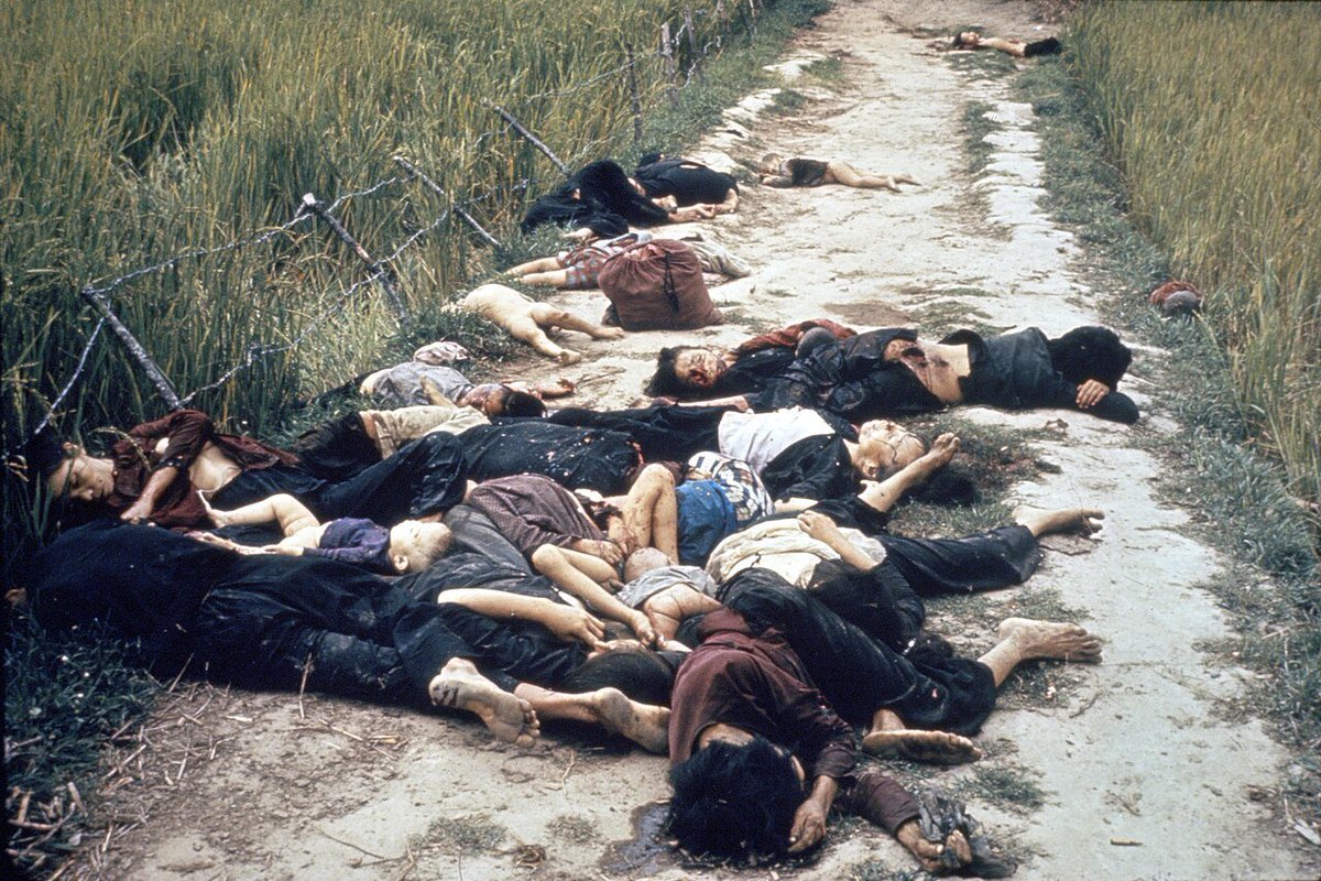 Un 16 de marzo como hoy, en 1968, tropas estadounidenses entraron en el pueblo vietnamita de My Lai. Solo había civiles. Les dio igual. En unas horas mataron a medio millar. A los hombres solo les mataron, a las mujeres y niñas (y niños) les violaron en grupo antes de asesinarlas