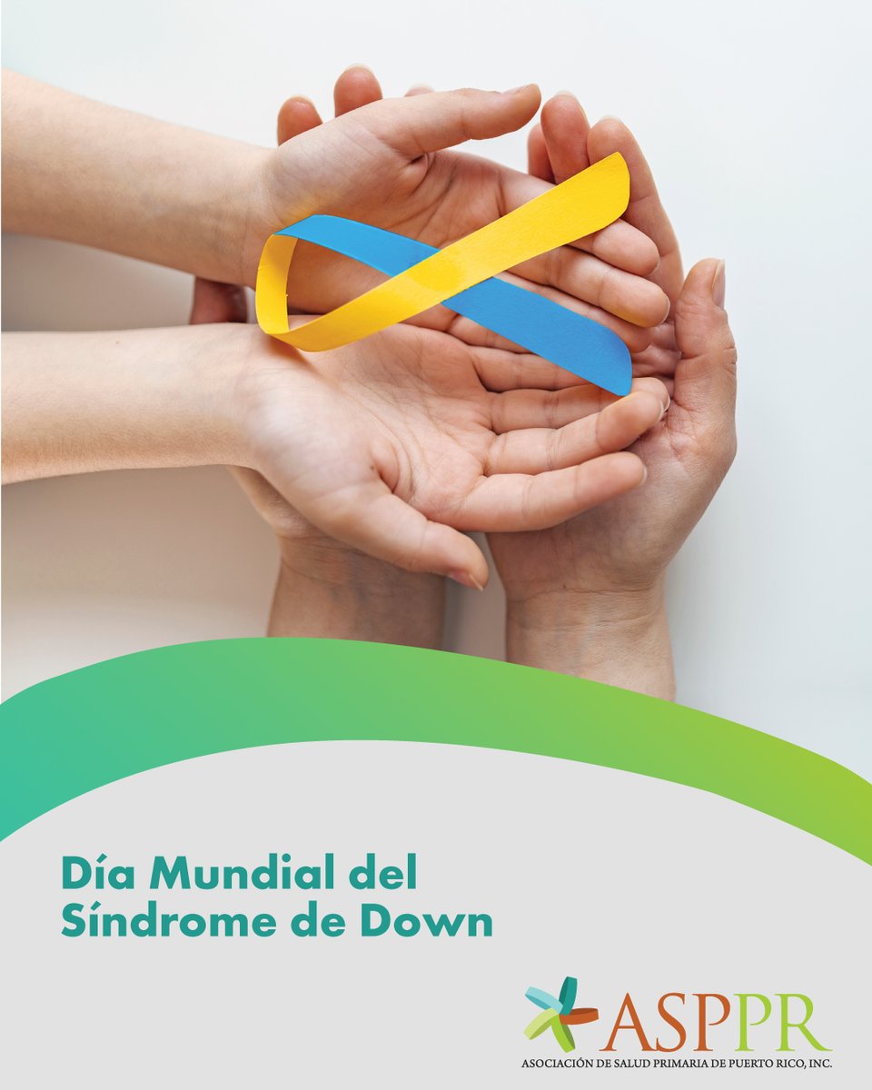 Hoy, en el Día Mundial del Síndrome de Down, celebramos la alegría, talento y fortaleza de todas las personas que nos inspiran cada día.

En la ASPPR y los Centros de Salud Primaria 330, cuidamos su salud y bienestar en cada etapa de la vida. #SaludPrimaria330 #ASPPR