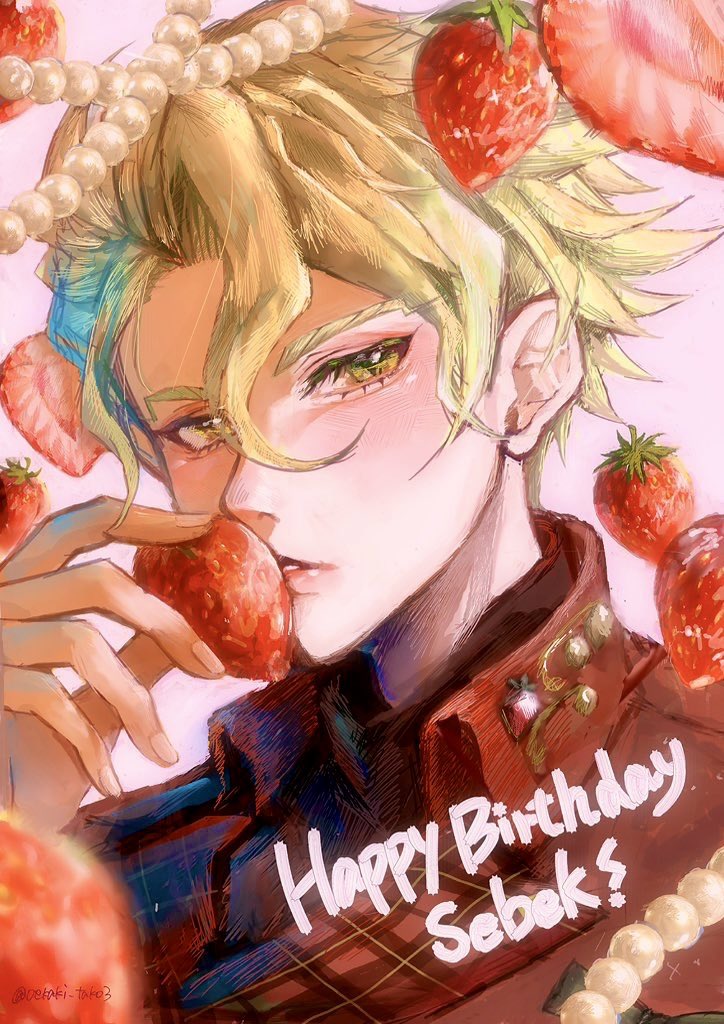 oekaki_tako3's tweet photo. セベクお誕生日おめでとう🍓⚡️ https://t.co/NWrLn32wgP