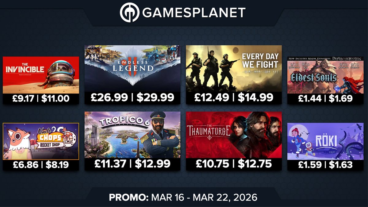 Gamesplanet tweet media