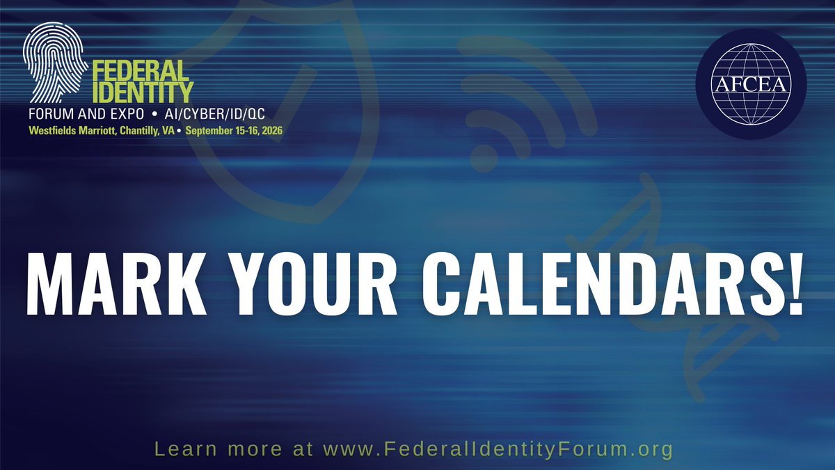 FedID Forum and Expo 2026 tweet media